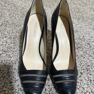 Pointed-toe pump (high-heel pump) made by the brand Nine West